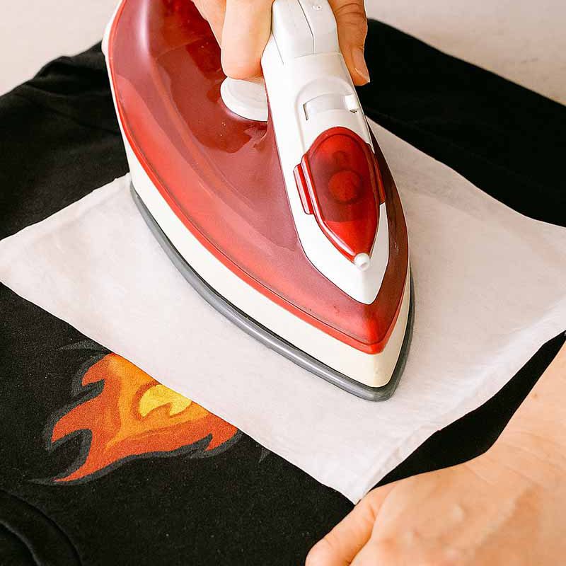 تثبیت رنگ روی لباس