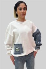 دورس تیکه دوزی سفید