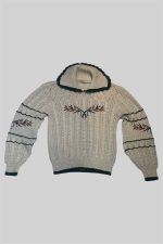 پولیور زنانه یقه پیله دار esq گلدوزی شده فری سایز 36-42