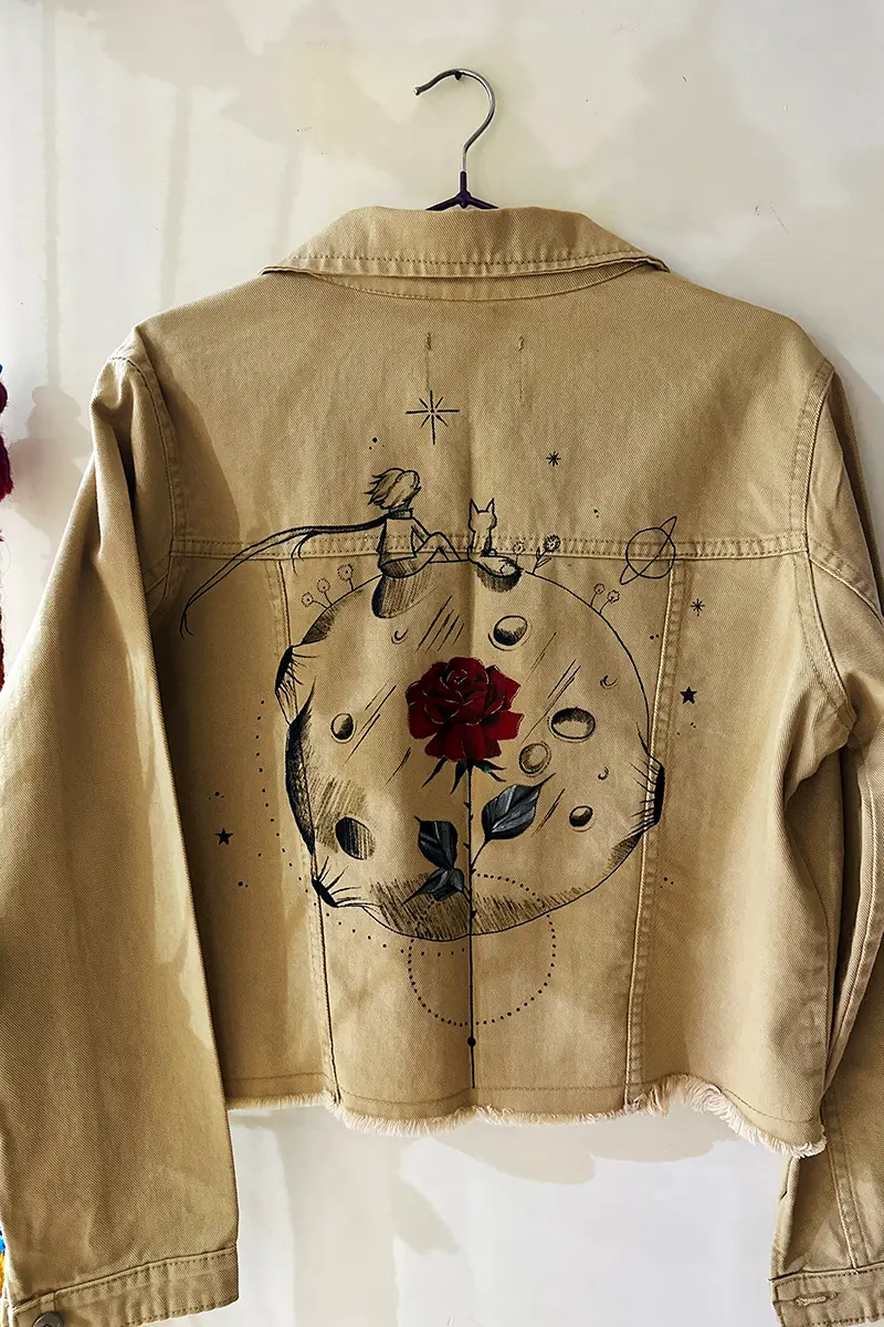 کت کراپ نقاشی شازده کوچولو 4 طرح اصلی شازده کوچولو